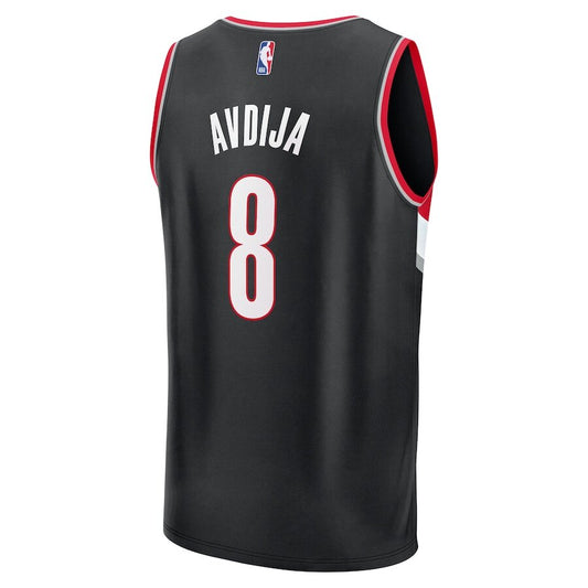 Portland Trail Blazers Deni Avdija Black Jersey