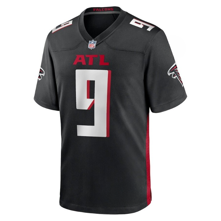 Men's Atlanta Falcons Desmond Ridder Black Jersey