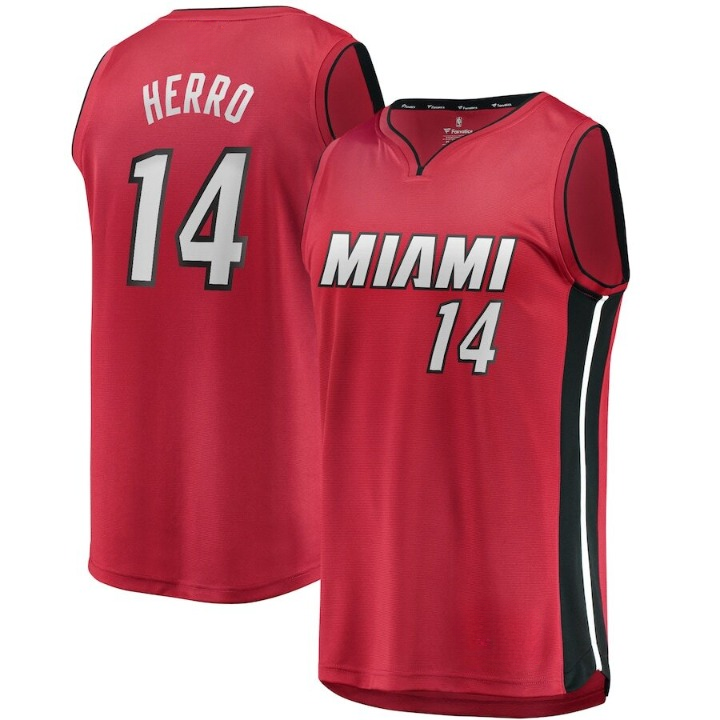 Men's Miami Heat Tyler Herro Red Jersey