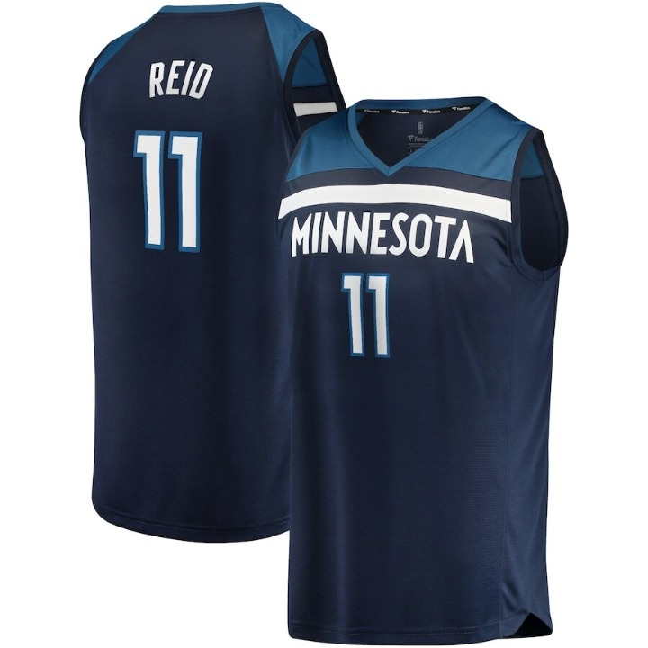 Men's Minnesota Timberwolves Naz Reid Navy Jersey