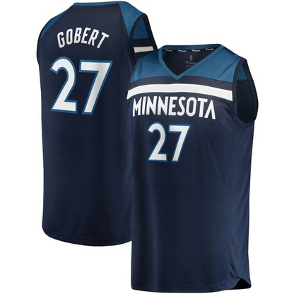 Men's Minnesota Timberwolves Rudy Gobert Navy Jersey