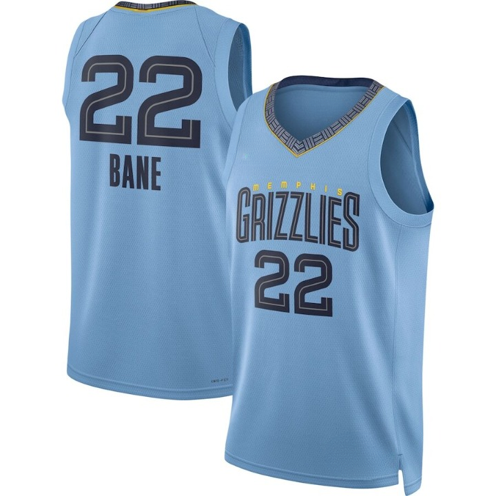 Men's Memphis Grizzlies Desmond Bane Light Blue Jersey