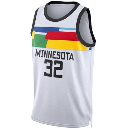 Men's Minnesota Timberwolves Karl-Anthony Towns White Jersey