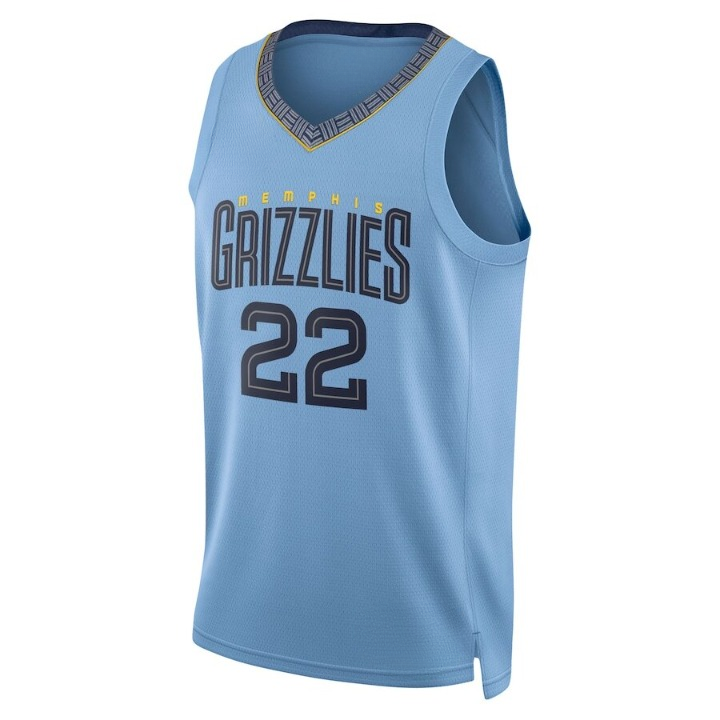 Men's Memphis Grizzlies Desmond Bane Light Blue Jersey