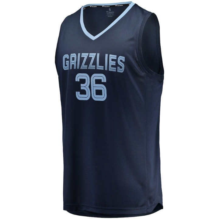 Men's Memphis Grizzlies Marcus Smart Navy Jersey