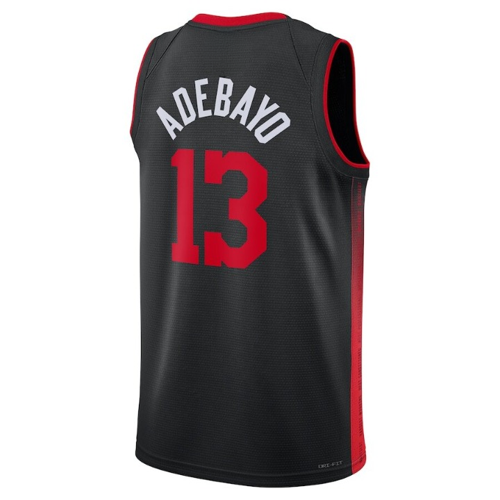 Men's Miami Heat Bam Adebayo Black Jersey