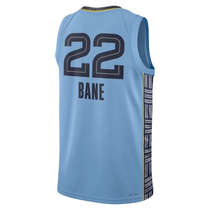 Men's Memphis Grizzlies Desmond Bane Light Blue Jersey