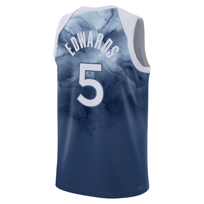 Men's Minnesota Timberwolves Anthony Edwards Blue Jersey