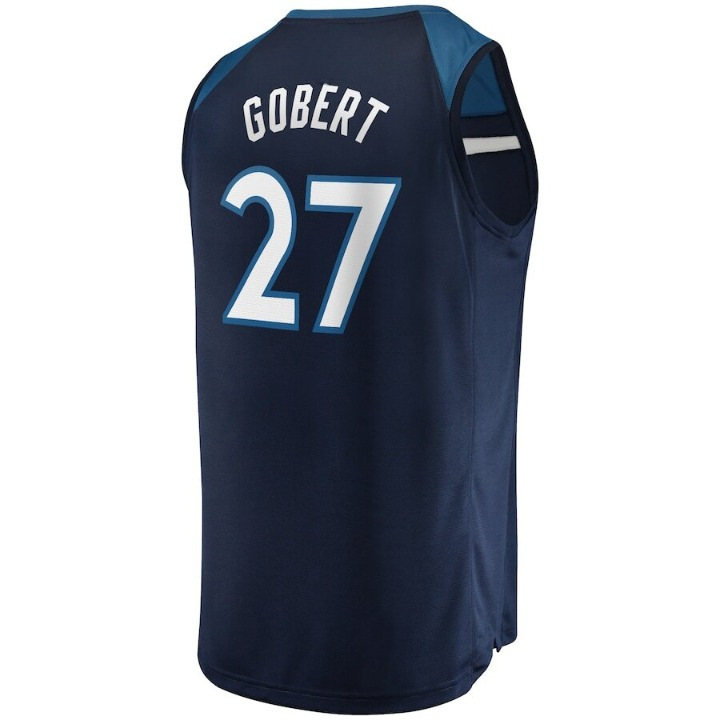 Men's Minnesota Timberwolves Rudy Gobert Navy Jersey