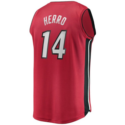 Men's Miami Heat Tyler Herro Red Jersey