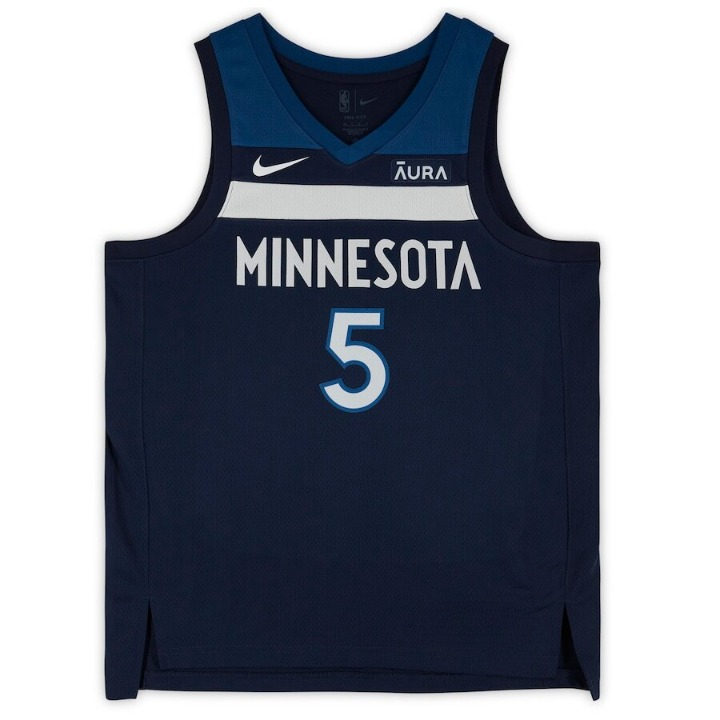 Men's Minnesota Timberwolves Anthony Edwards Navy Jersey