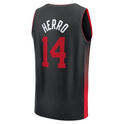 Men's Miami Heat Tyler Herro Black Jersey