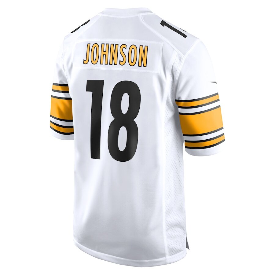 Men's Pittsburgh Steelers Diontae Johnson White Jersey