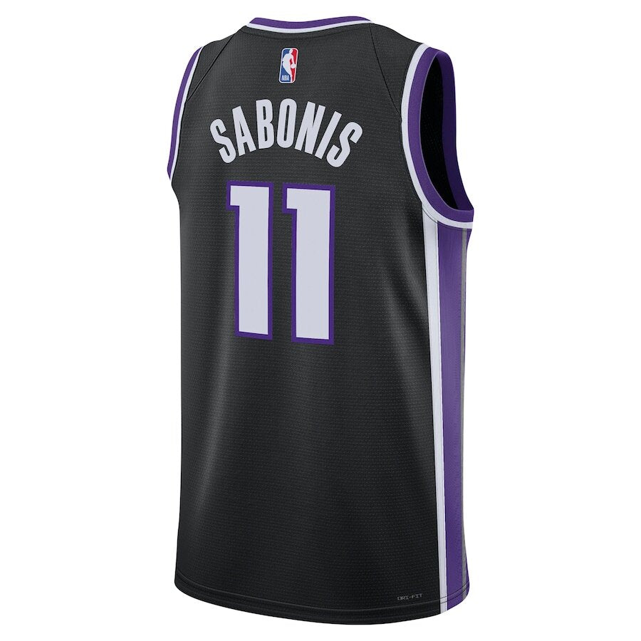 Sacramento Kings Domantas Sabonis Black Jersey