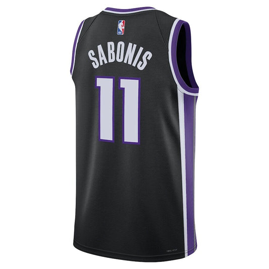 Sacramento Kings Domantas Sabonis Black Jersey