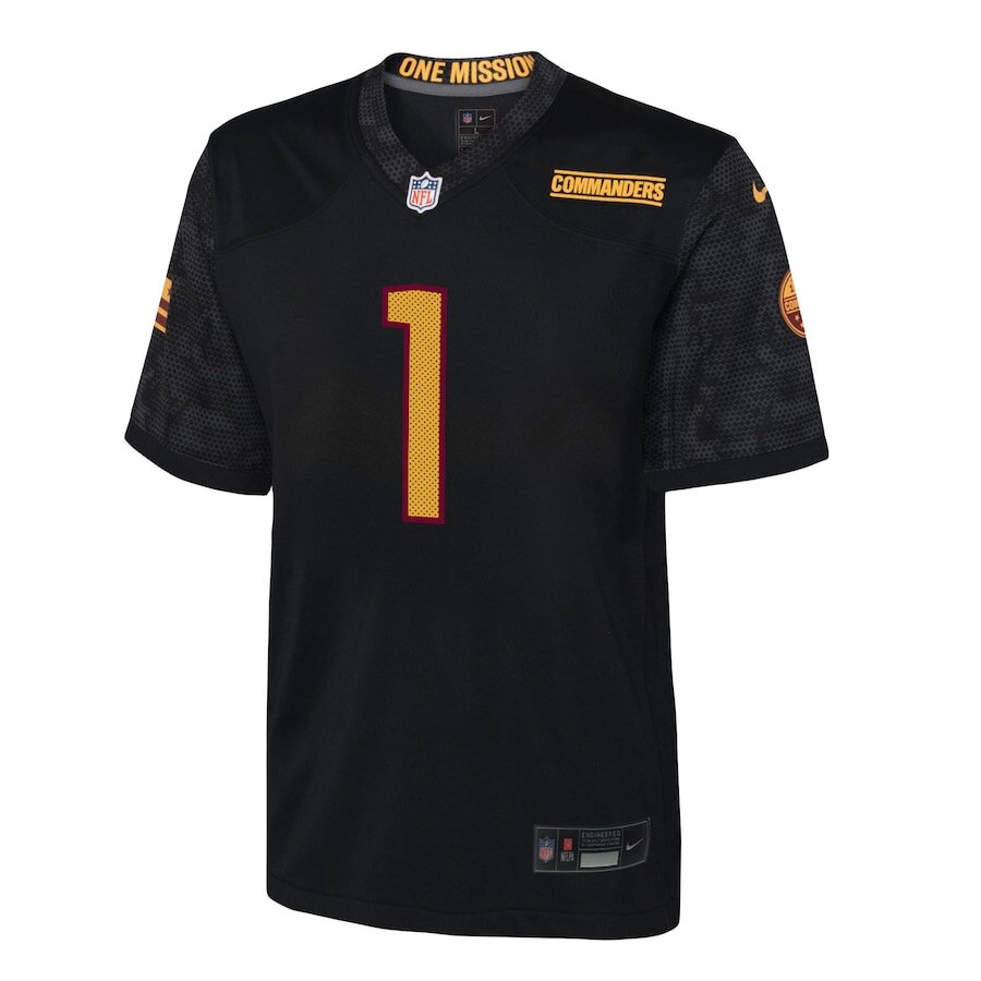 Men's Washington Commanders Jahan Dotson Black Jersey