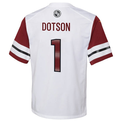 Youth Washington Commanders Jahan Dotson White Jersey