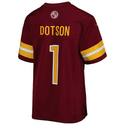 Youth Washington Commanders Jahan Dotson Burgundy Jersey