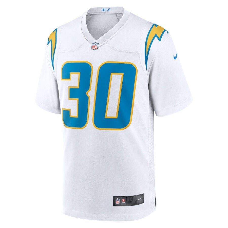 Men's Los Angeles Chargers Austin Ekeler White Jersey