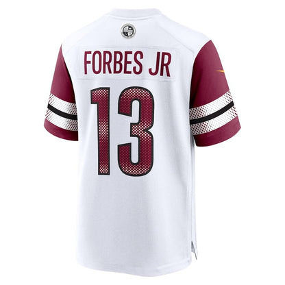 Youth Washington Commanders Emmanuel Forbes White Jersey