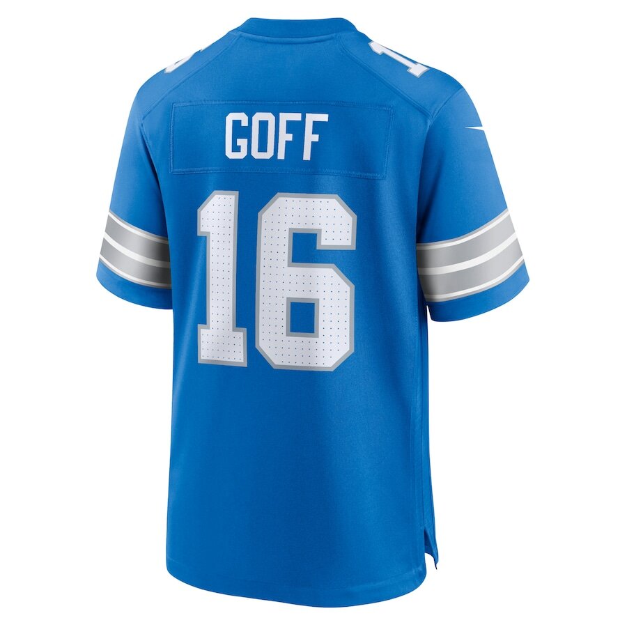 Detroit Lions Jared Goff Blue Jersey