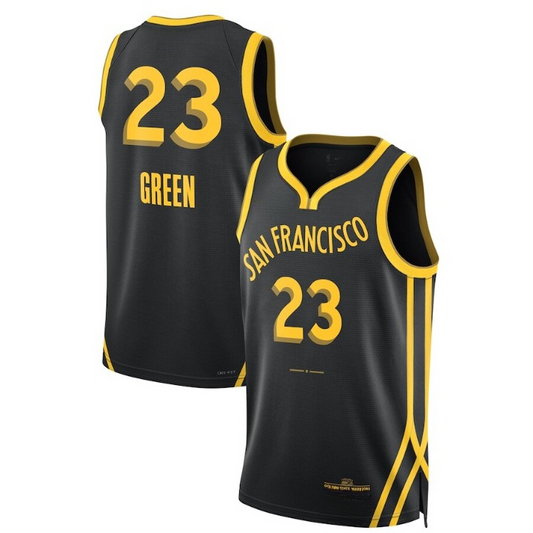 Men's Golden State Warriors Draymond Green Black Jersey