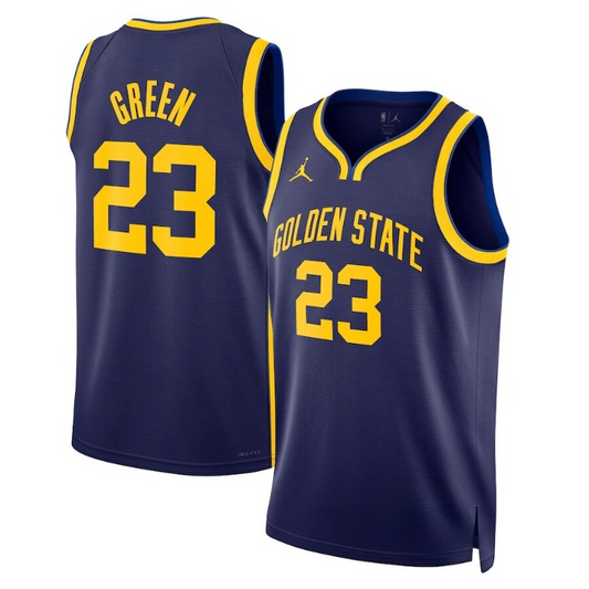 Men's Golden State Warriors Draymond Green Navy Jersey