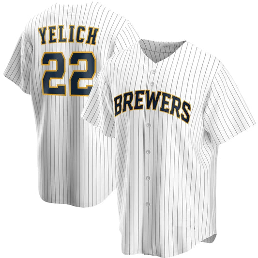 Christian Yelich White Jersey