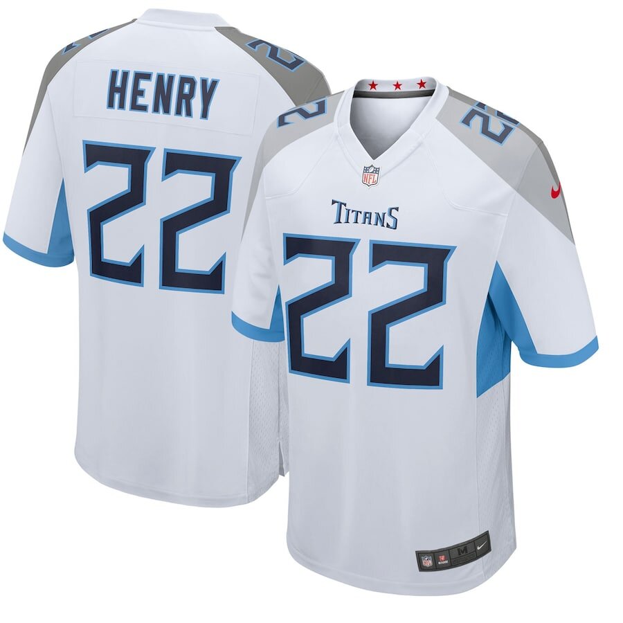 Youth Tennessee Titans Derrick Henry White Jersey