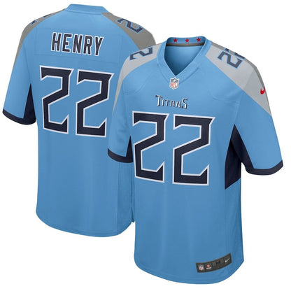 Youth Tennessee Titans Derrick Henry Light Blue Jersey