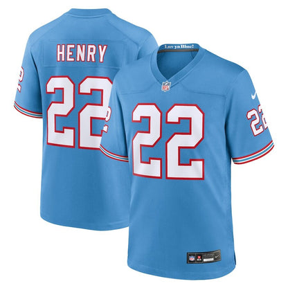 Men's Tennessee Titans Derrick Henry Light Blue Jersey