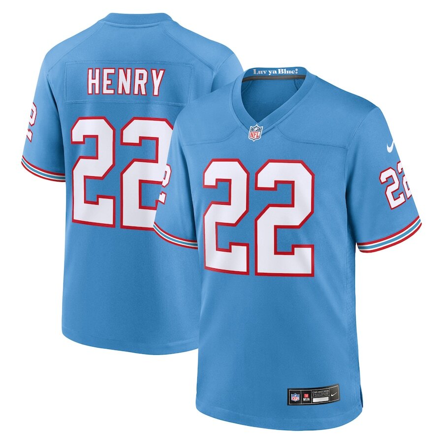 Youth Tennessee Titans Derrick Henry Light Blue Jersey