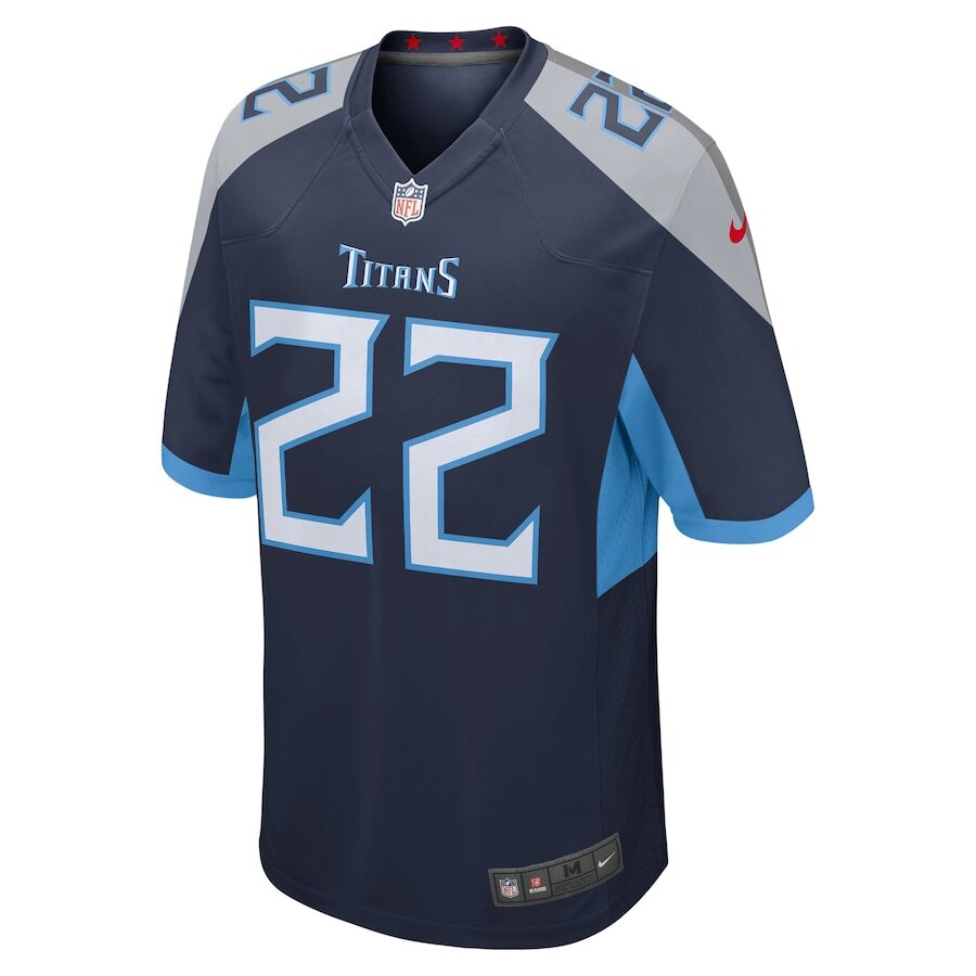 Men's Tennessee Titans Derrick Henry Navy Jersey