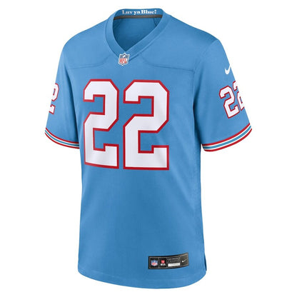 Men's Tennessee Titans Derrick Henry Light Blue Jersey