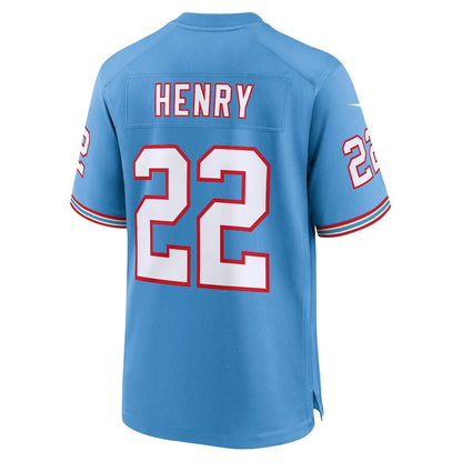 Men's Tennessee Titans Derrick Henry Light Blue Jersey