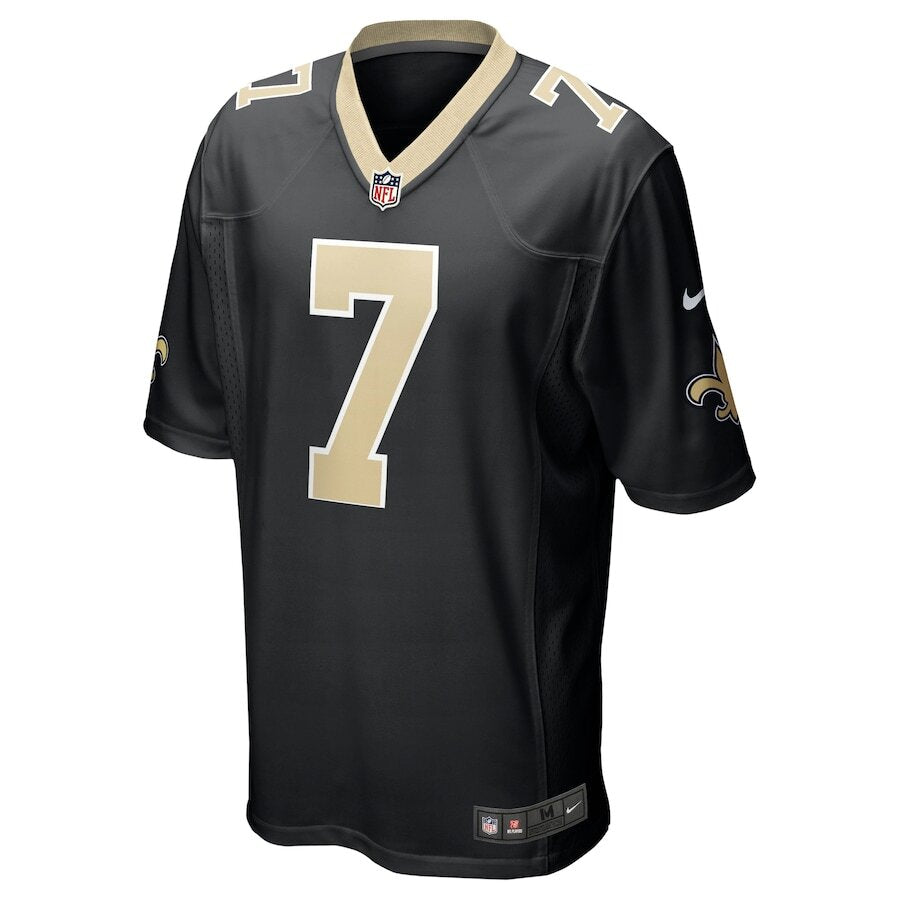 Men's New Orleans Saints Taysom Hill Black Jersey