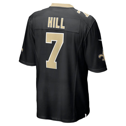 Men's New Orleans Saints Taysom Hill Black Jersey