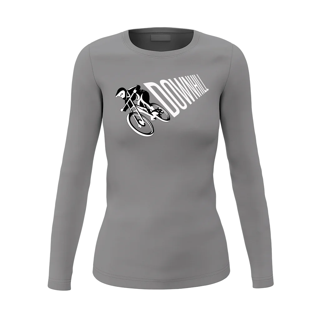 Downhill Cycling Women Long Sleeve Shirt