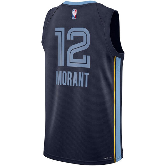Memphis Grizzlies Ja Morant Navy Jersey