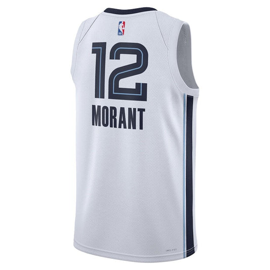 Memphis Grizzlies Ja Morant White Jersey