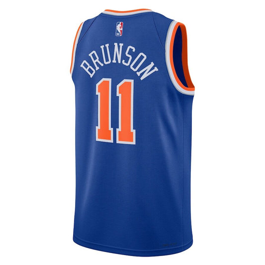 New York Knicks Jalen Brunson Blue Jersey