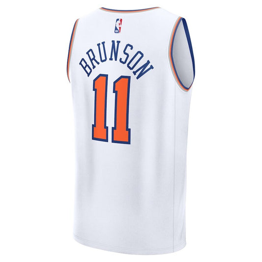 Youth New York Knicks Jalen Brunson White Jersey