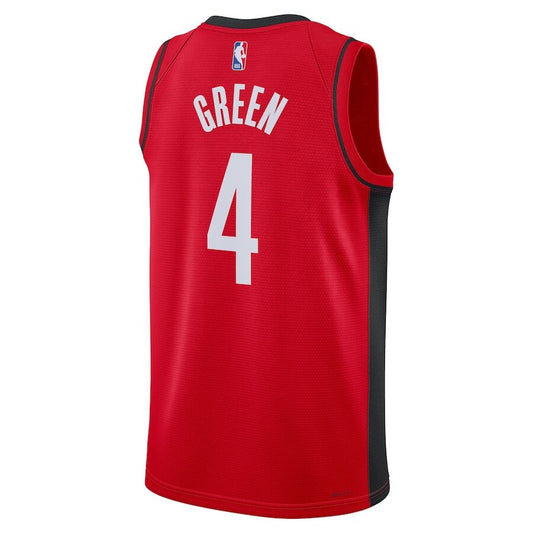 Houston Rockets Jalen Green Red Jersey