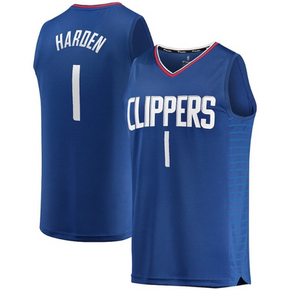 Men's LA Clippers James Harden Royal Jersey