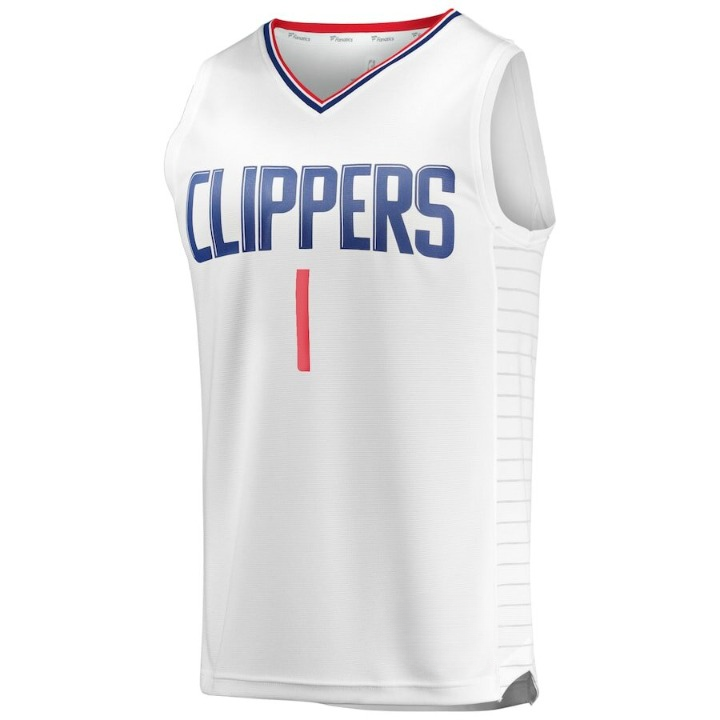 Men's LA Clippers James Harden White Jersey