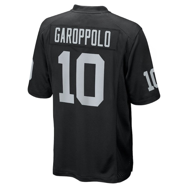 Men's Las Vegas Raiders Jimmy Garoppolo Black Jersey