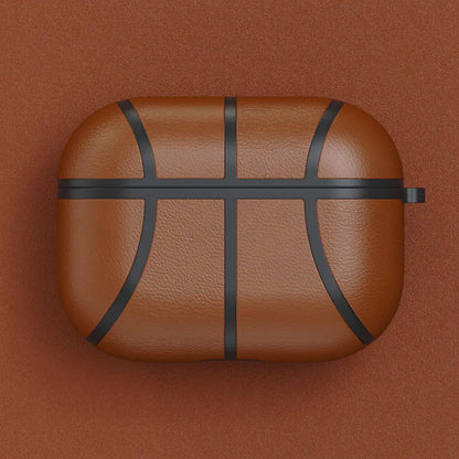 Leather Basketball Case  For Air Pods