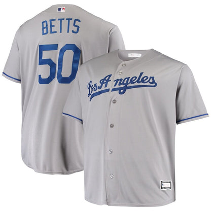 Men's Los Angeles Dodgers Mookie Betts Gray Jersey