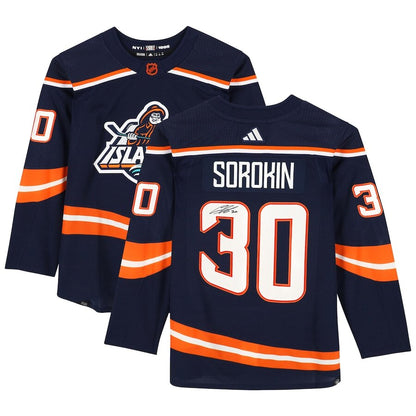 Men's New York Islanders Ilya Sorokin Reverse Retro Jersey