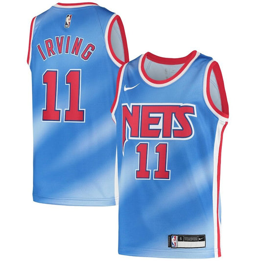 Men's Brooklyn Nets Kyrie Irving Light Blue Jersey